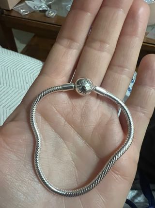 Pulsera de plata con cierre