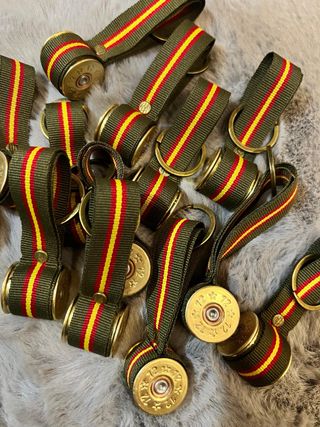 Llavero Caza Cartucho España 12mm