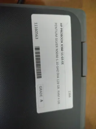 HP Tablet Portátil Negra