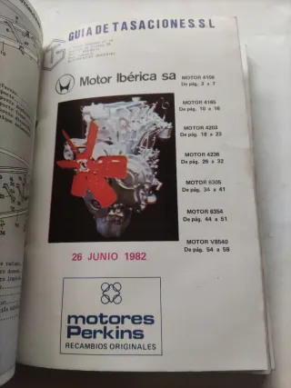 Guía de Tasaciones Motor Ibérica 1982