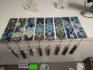 Marcadores de páginas pintura diamante. 1×3€/4×10€