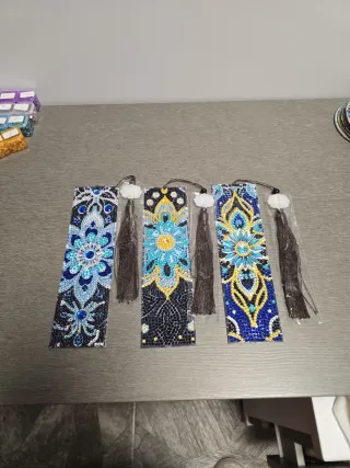 Marcadores de páginas pintura diamante. 1×3€/4×10€