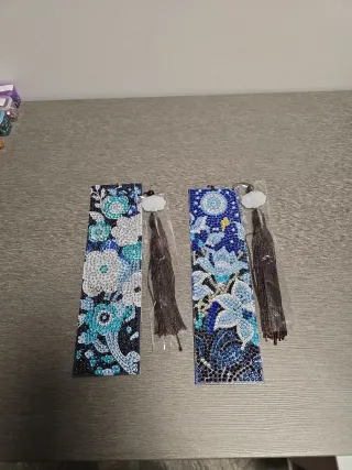 Marcadores de páginas pintura diamante. 1×3€/4×10€