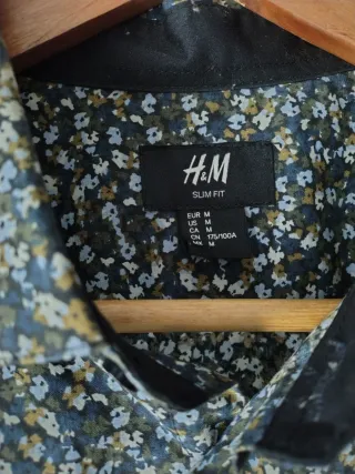 Camisa H&M hombre estampada