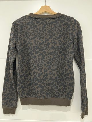 Chaqueta algodón Pepe Jeans marrón leopardo XS