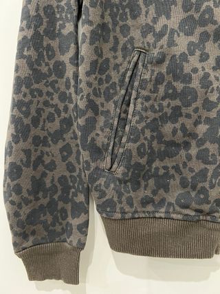 Chaqueta algodón Pepe Jeans marrón leopardo XS
