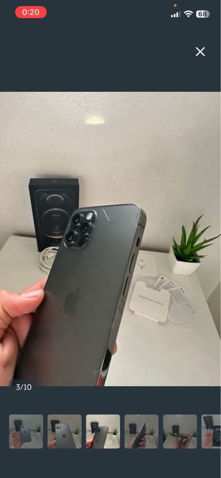 iPhone 12 Pro Gris Espacial 128GB