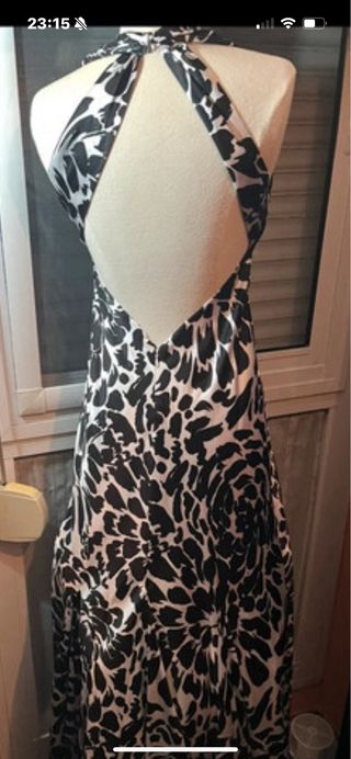 Vestido fiesta elegante estampado