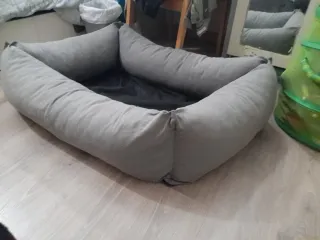 Cama para perro/gato gris