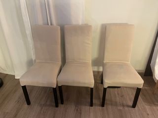 3x2 Sillas Maisons du Monde Beige