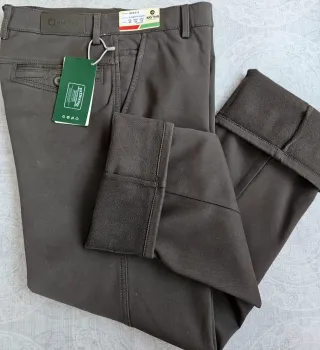 Pantalones Chinos MASTINO Afelpados Marino Talla42