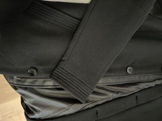 Abrigo Lefties Negro Hombre Talla XL