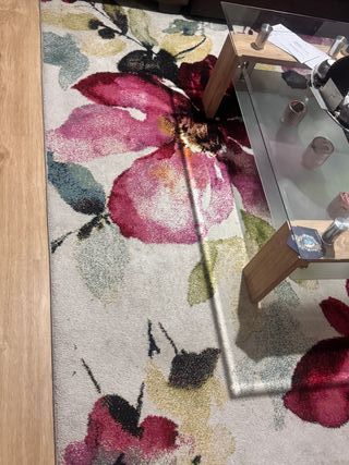 Alfombra grande flores multicolor