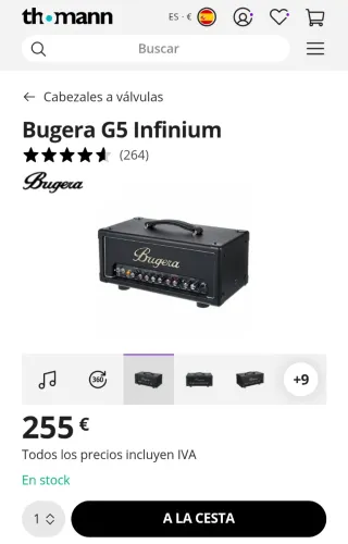 Cabezal y Pantalla Guitarra