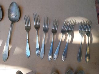 Lote cubiertos alpaca