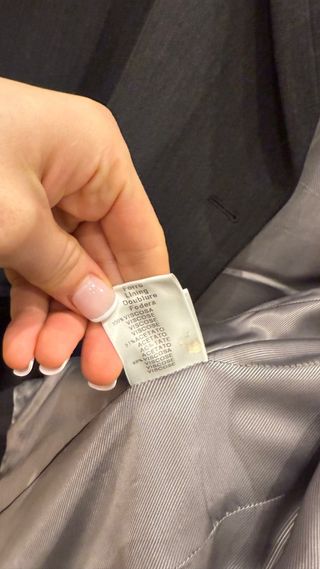 LASSENRE Chaqueta Gris Rayas