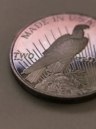 Moneda Conmemorativa Liberty USA 1991 2onzas