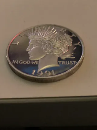 Moneda Conmemorativa Liberty USA 1991 2onzas