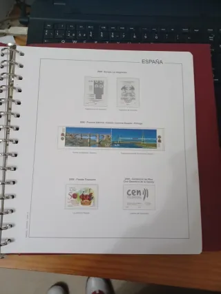 Hojas Sellos Años 2005,06 y 07 + Álbum