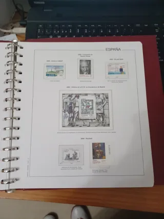 Hojas Sellos Años 2005,06 y 07 + Álbum