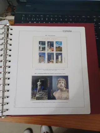 Hojas Sellos Años 2005,06 y 07 + Álbum