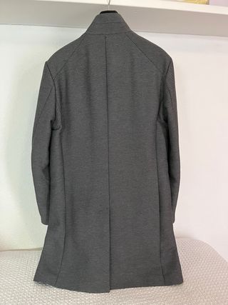 Abrigo Zara Gris Hombre