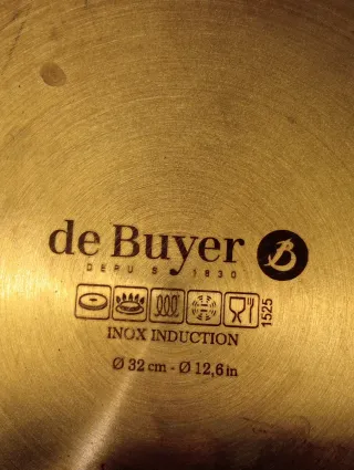 Sartén Acero Inoxidable de Buyer 32cm