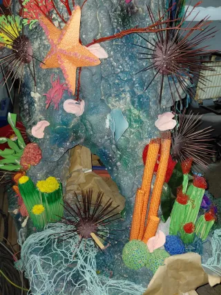 Carroza tematica Fondo Marino