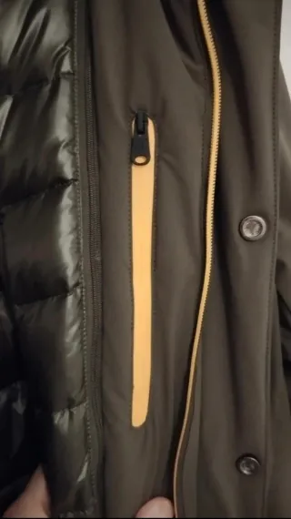 Parka Piumino Hetrego Verde/Nero