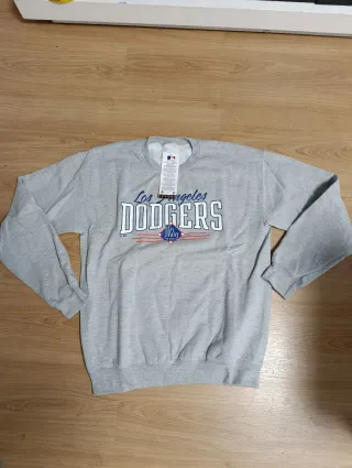 Sudadera LA Dodgers Talla M Gris