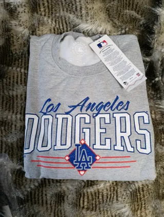 Sudadera LA Dodgers Talla M Gris