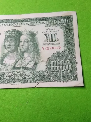 Billete 1000 Pesetas Banco de España 1957