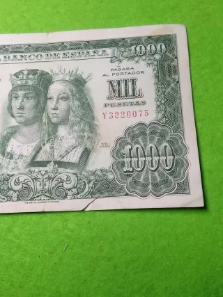 Billete 1000 Pesetas Banco de España 1957