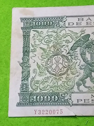 Billete 1000 Pesetas Banco de España 1957