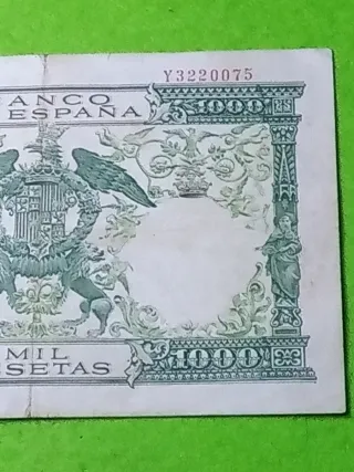 Billete 1000 Pesetas Banco de España 1957