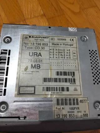 Radio Coche Blaupunkt CD 30 URA