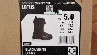 Botas snowboard mujer DC Lotus 2026 talla 36