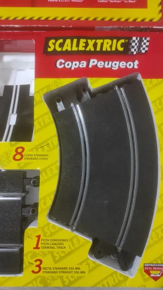 Scalextric Copa Peugeot SIN COCHES