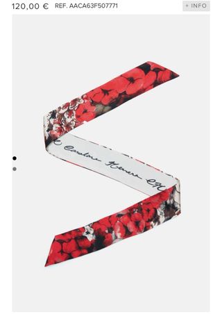 Bandana Carolina Herrera Flores