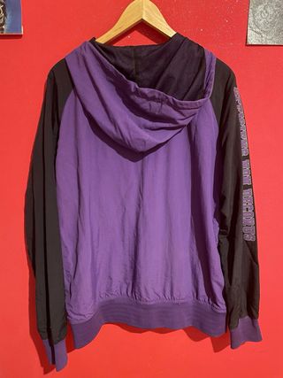 Giacca a vento Nike uomo viola/nera