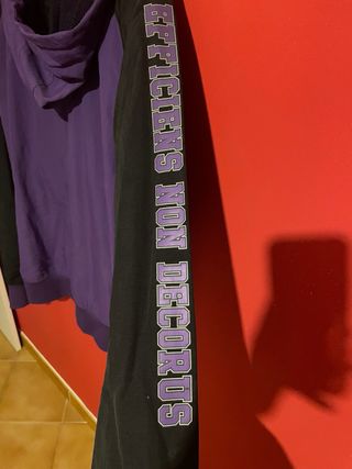 Giacca a vento Nike uomo viola/nera