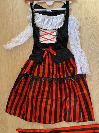 Disfraz Pirata Rayas Talla S