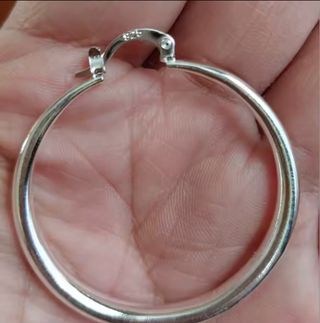 Orecchini Cerchio Argento 925 - 4 cm