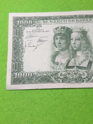 Billete 1000 Pesetas Banco de España 1957