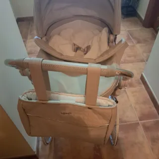Carro capota para reborn con saco