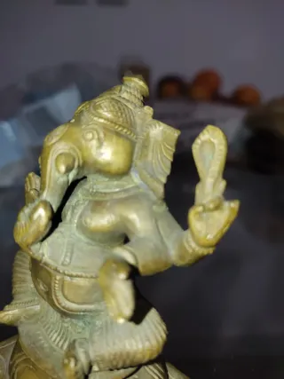 Figura Ganesha Bronce Pequeña
