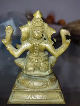 Figura Ganesha Bronce Pequeña