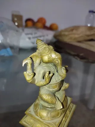 Figura Ganesha Bronce Pequeña