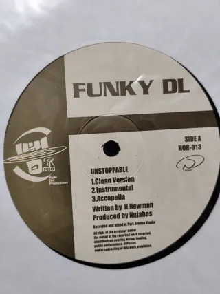 Vinilo Rap Funky DL - Unstoppable/Peoples Don't St