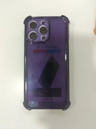 Funda iPhone 15 Pro Max Transparente Dorada